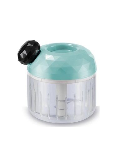 Yeni 300ml Döner Sarımsak Presi Ezici Sebze Soğan Doğrayıcı Manuel Et Kıyma Makinesi Sarımsak Doğrayıcı Mutfak Pişirme Aksesuarları Gri