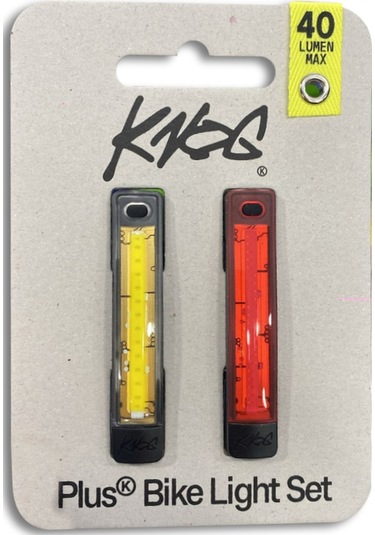 Knog Plus Twınpack 40 Lümen Usb Ön + Arka Bisiklet Işık Seti Siyah