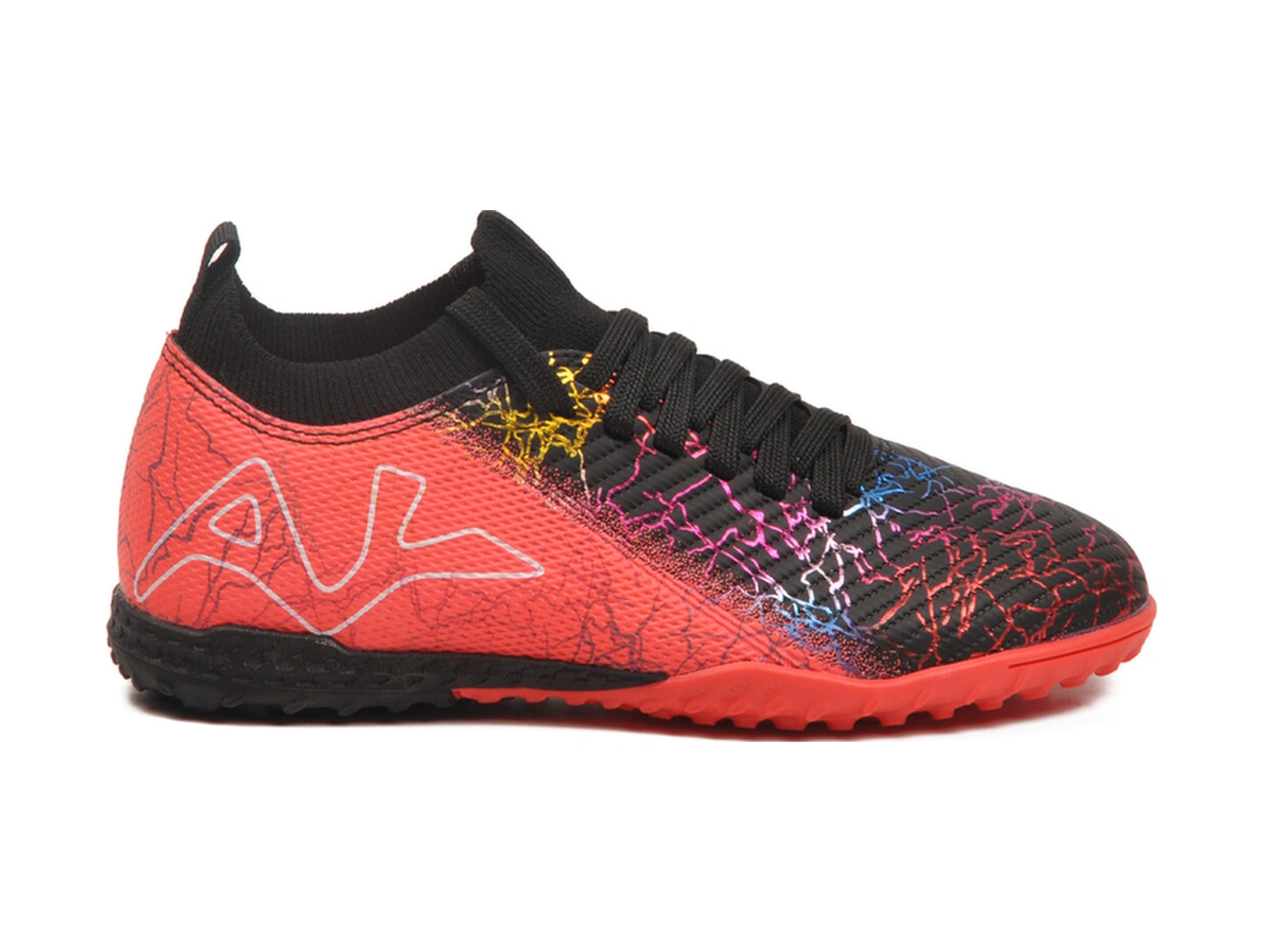 Siyah Fuşya Bilekten Çoraplı Erkek Çocuk Halı Saha Ayakkabısı Fh-252-153 F Siyah-fuşya