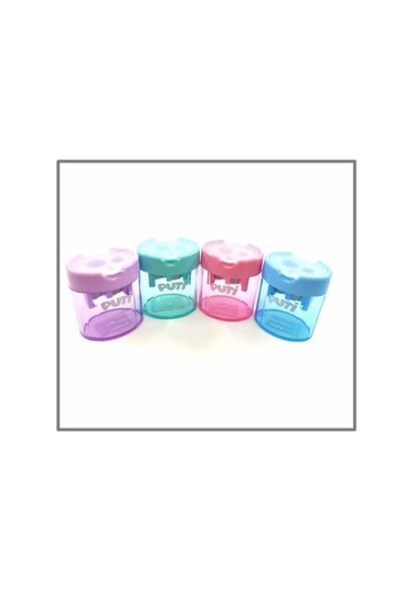 Puti Kalemtraş Çift Bölmeli Viv-06390 - 4 Adet