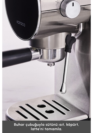 Karaca Coffee Art Dijital 20 Bar Öğütülmüş Espresso, Cappuccino ve Kapsül Kahve Makinesi