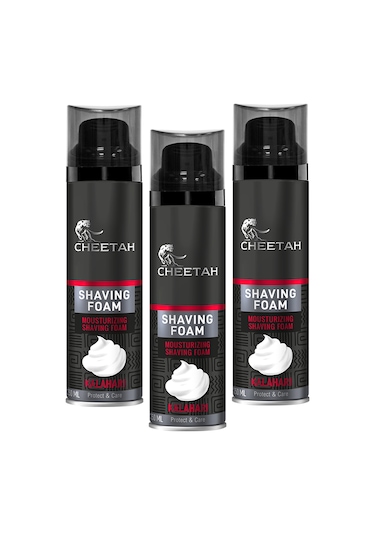Cheetah Kalahari Nemlendirici Tıraş Köpüğü 3 x 250 ML