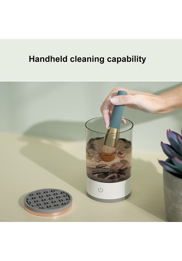 Yifomall "şeffaf Makyaj Fırçası Temizleyici - 7000 Rpm Hız Ve Ses Dalgası İle Derin Temizlik, Usb Güçlü, Saklama Özellikli"