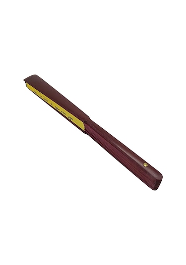 Çin Bambu Keten Kumaş Yelpaze Ak01 Büyük Boy 60cm No.1 Adet-1