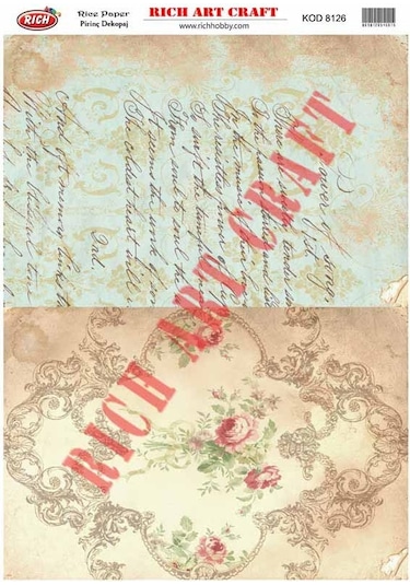 RİCH PİRİNÇ DEKOPAJ KAĞIDI KOD:8126