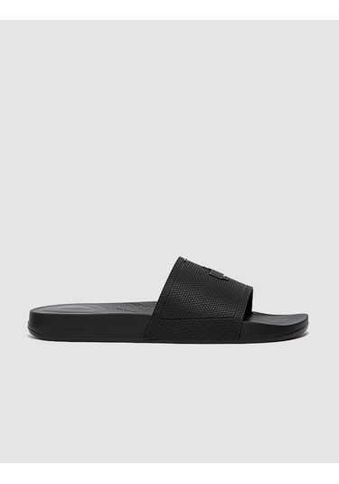 Fitflop İqushıon Slıdes Eq4 Siyah Erkek Terlik Siyah