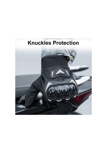 Erkek Ve Kadın Motosiklet Eldivenleri - Kaydırmaz, Nefes Alabilir, Dokunmatik Uyumlu, Yol Yarışı Ve Bisiklet İçin