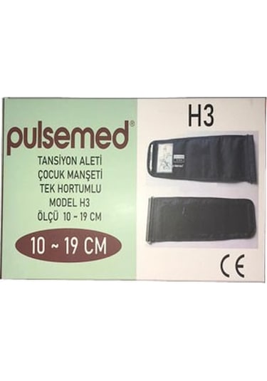 Pulsemed H3 Tek Hortumlu Çoçuk Tansiyon Aleti Manşonu