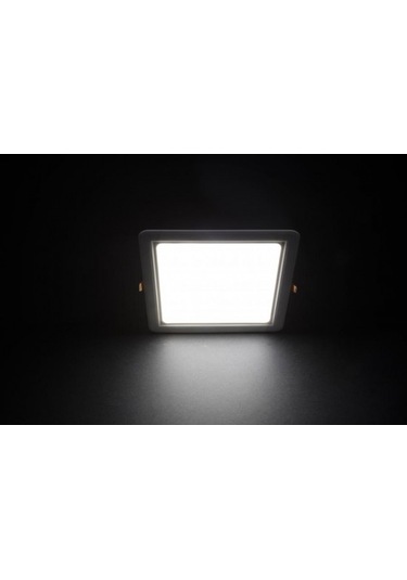 Maxled 18w Siyah Kasa Kare Sıva Altı Led Panel 6500k Beyaz Siyah