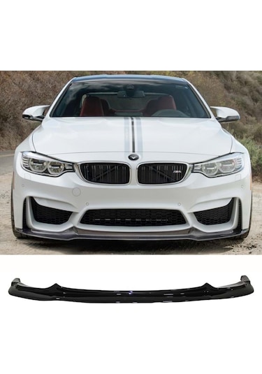 Bmw F36 4 Serisi Vorstainer M4 Ön Lip Piona Black Ön Ek 2014