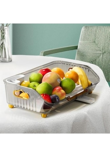 Pazly Kahverengi Mutfak Bulaşıklık Pot Plaka Rafı - Bpa İçermeyen Plastik Drenaj Tutucu - Kullanışlı Mutfak Organizatörü Kahverengi