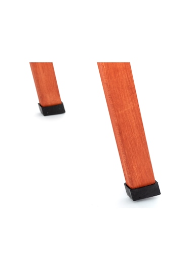 Step 4 Basamaklı Çift Çıkışlı Ahşap Merdiven Yükseklik 1.40 M