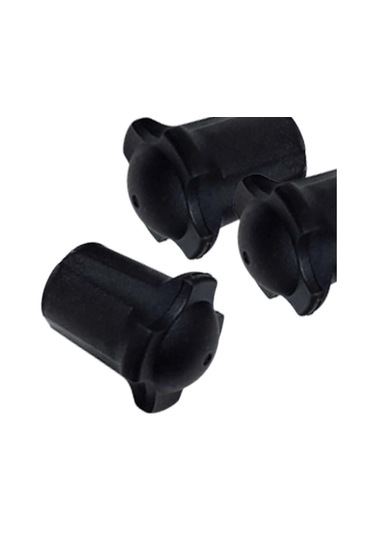 Homyl 4 Adet Sandalye Bacak Ucu Kapakları Kauçuk İç-çap-13mm Siyah