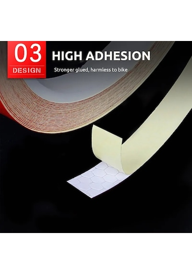 Mavi Bisiklet Araba Styling Yansıtıcı Floresan Şerit Bant Motosiklet Gövde Jant Tekerlek Şerit Bant Çıkartmalar Dekoratif Mavi/kırmızı/sarı Sarı