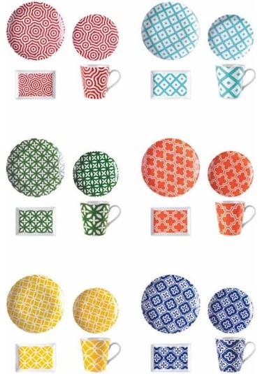 Aryıldız Casablanca 24 Parça Kahvaltı Ve Sunum Seti 517782 Çok renkli