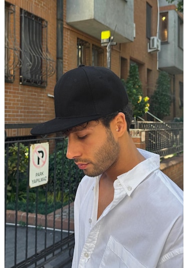Flaw Basic Hip Hop Şapka Siyah Siyah