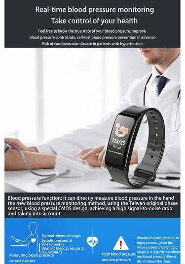 Cbtx B1 0.96" Akıllı Saat (İthalatçı Garantili)