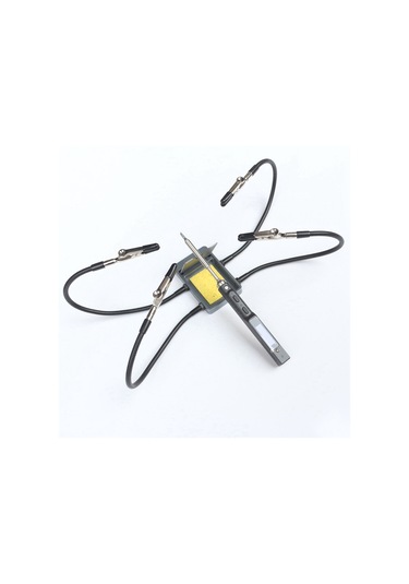 Xurunkeji Ts101 Ts80p Sh72 İçin 4 Adet Metal Esnek Kol İle Evrensel Üçüncü Yardımcı Eller Lehimleme Yardım Aracı Pcb Kartı Tutucu