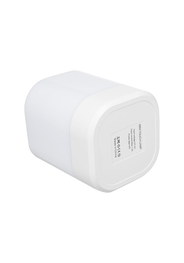 Geeroyoo Renkli Yatak Başı Lambası: 4 Parlaklık Seviyesi, 2 Dinamik Rgb Modu, 1500mah Şarjlı Pil, Dokunmatik Kontrol, Beyaz Beyaz