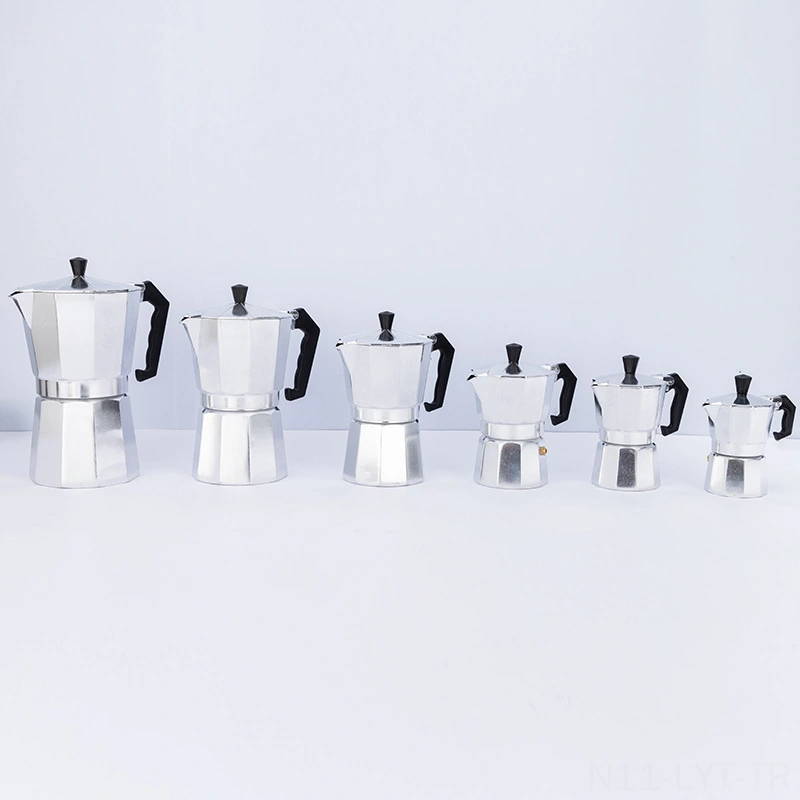 Youtek Ev İçin İtalyan Tarzı Alüminyum Moka Pot - 50ml 1 Kupa Kahve Hazırlama Aleti - Dayanıklı Ve Kullanımı Kolay Gümüş