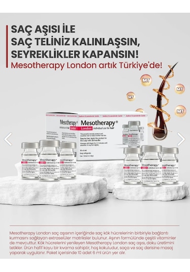 Mesotherapy London Saç Aşısı 10 x 6 ML