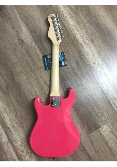 Phx Çocuklar İçin 1/2 Boy Pembe Renk Elektro Gitar-5-10 Yaş