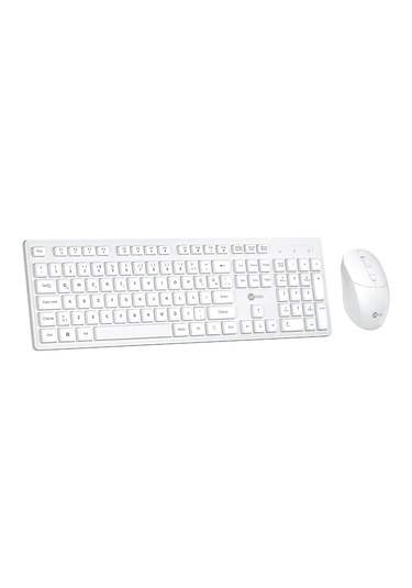 Lecoo KW201 Kablosuz Türkçe Q  Klavye & Mouse Set