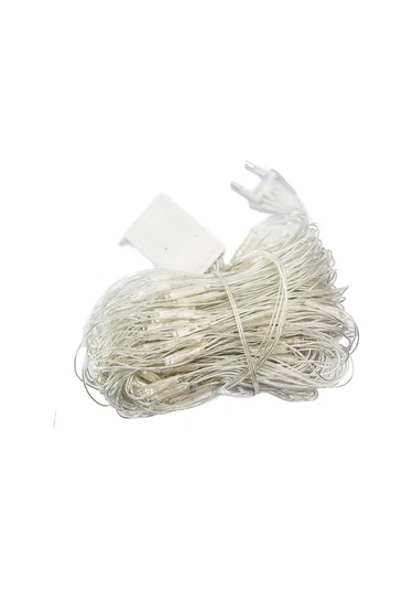 Skycity Dış Mekan Güneş Enerjili Ağı Şekilli 96 Led Noel Dekorasyon Lambası 1.5x1.5m Sıcak Beyaz Avrupa Standartı Uç Takılı Sarı