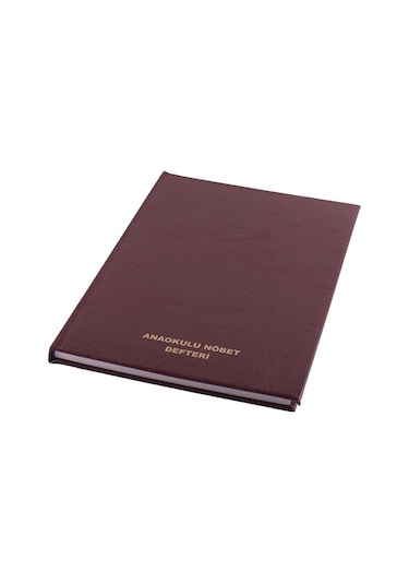 Gülpaş 552 Anaokulu Nöbet Defteri Suni Deri 22X32 100 Yaprak Kahverengi