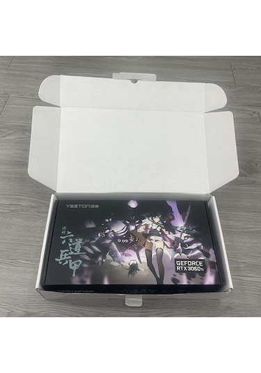 Pazly Kalın Beyaz Grafik Kart Ambalaj Kutusu, Yeston Uyumlu, 40,5x23x8,5 Cm, Güçlendirilmiş Koruma Beyaz