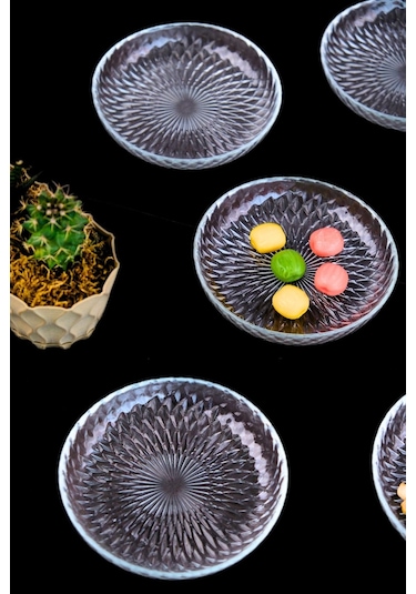 Tabak Evi Aden Kahvaltılık Eğimli Cam Kase 12cm 6 Lı 2493 Diğer