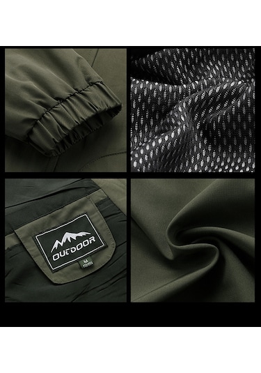 Sımıcg Erkek Büyük Kapüşonlu Ceket Yeşil