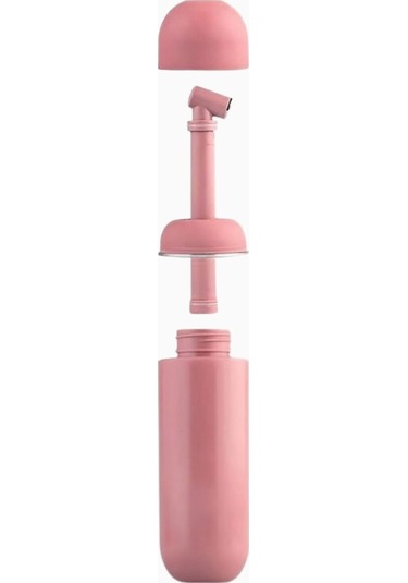 Trava 380ml Taşınabilir Seyahat Bidesi Pembe Klozet