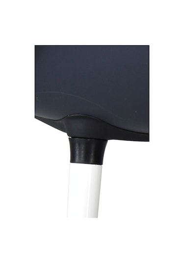 Vilinze Eames Beyaz Ahşap Ayak Plastik Füme Sandalye Eames-beyaz Füme - Beyaz