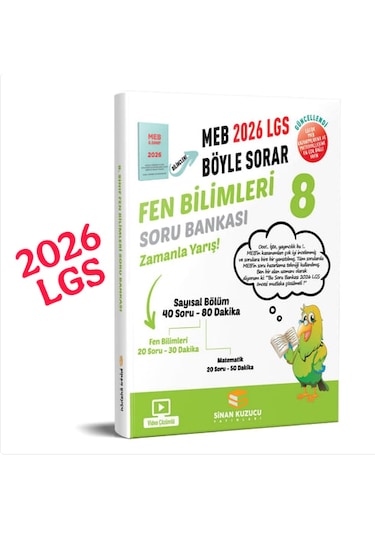 Sinan Kuzucu 8.sınıf 2026 Lgs Meb Böyle Sorar Fen Bilimleri Soru