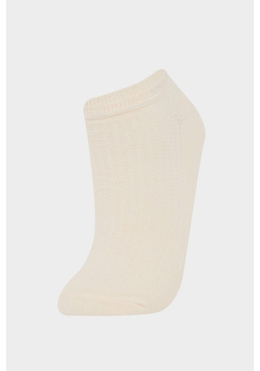 DeFacto Kadın 5'li Pamuklu Patik Çorap F5431AXNSKR1