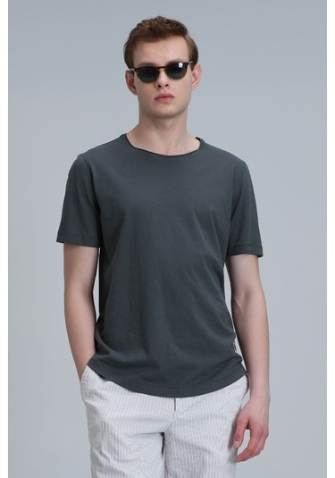 Lufian Junya Erkek Basic Tisört Yesil Yeşil 111020203100600 111020203100600 Yeşil