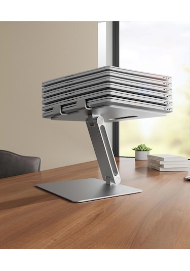 Bn34 Laptop Tablet Bilgisayar Standı Ayarlanabilir Metal Kasa Mac