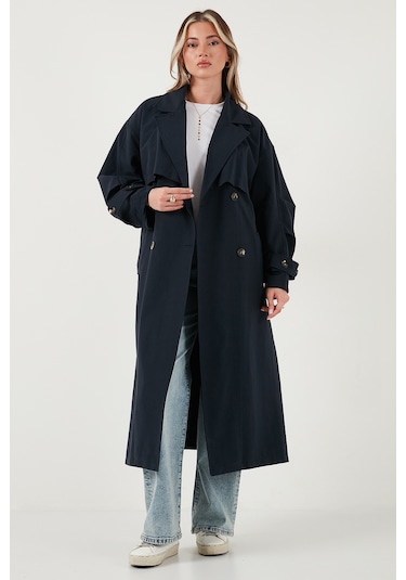 Lela Bayan Trençkot 6839605 Lacivert Lacivert