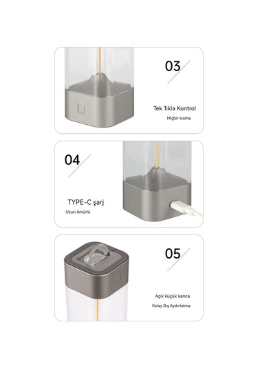 Taşınabilir Manyetik Emişli Gece Lambası Masa Lambası Kamp Yatak Odası Başucu Gece Lambası Kanca İle Geliyor-gümüş Gümüş