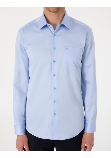 Pierre Cardin Erkek Koyu Mavi Gömlek Basic 50302972-vr032 Koyu Mavi