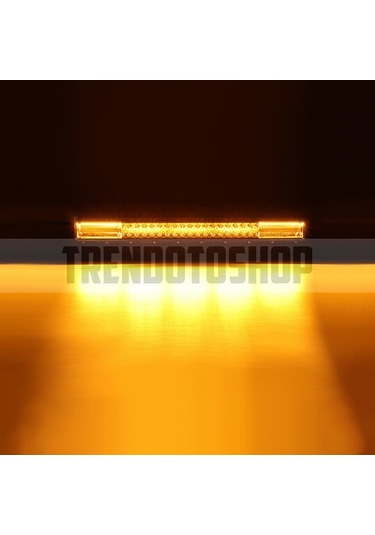 Off Road 2 Sıra Çift Renk Turuncu Beyaz 20 Cm Led Bar
