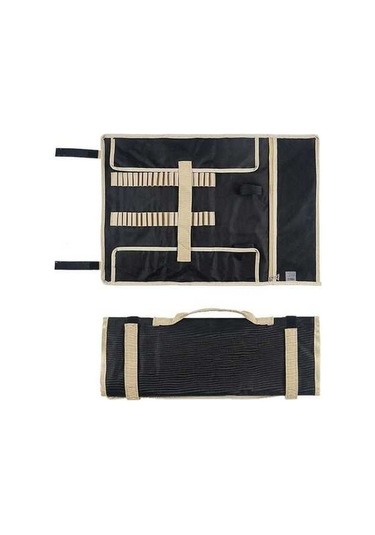 Novahub Kamp Çadırı Kurulum Kanvası - Büyük Zemin Çivisi Makyaj Çantası Siyah Kurulum Seti Um44332-4 Yurt Dışından Siyah