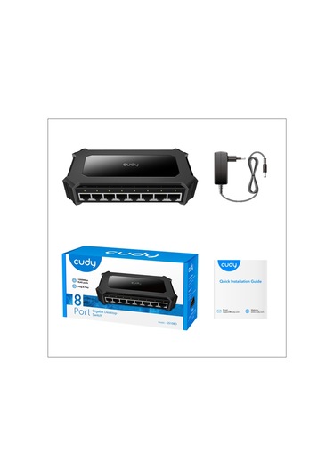 Cudy GS108D 10/100/1000M 8 Port Gigabit Yönetilemez Switch
