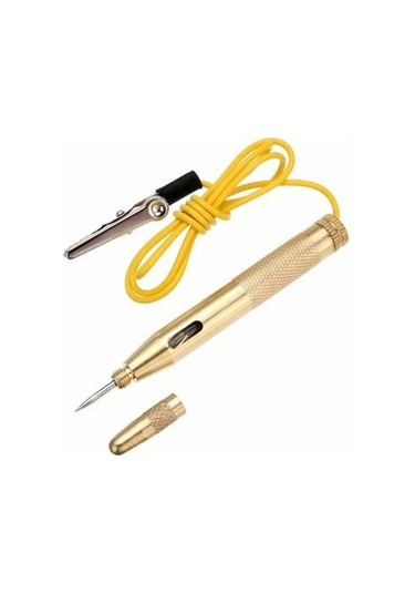 Wellhise 7747 12v Araç Oto Araba Kontrol Test Kalemi Timsah Ağızlı Elektrik Kalemi