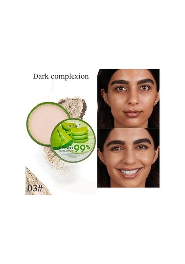 Nemlendirici Yüz Pudrası Pürüzsüz Fondöten Preslenmiş Pudra Makyaj Kapatıcı Gözenek Kapağı Beyazlatma Aydınlatmak Kozmetik 01