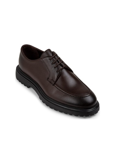 Deery Hakiki Deri Kahverengi Günlük Erkek Ayakkabı - 01931mkhve02 Kahverengi