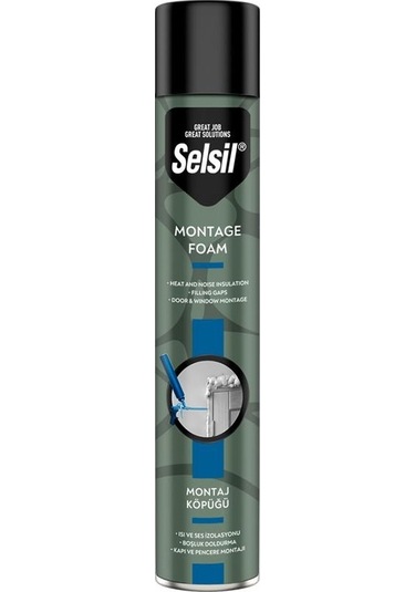 Selsil Poliüretan Montaj Köpüğü 600 Gr