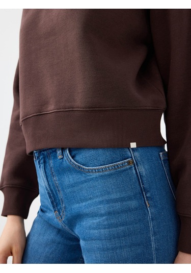 Loft Kahverengi Kadın Sweatshirt Lf2041105 Kahverengi