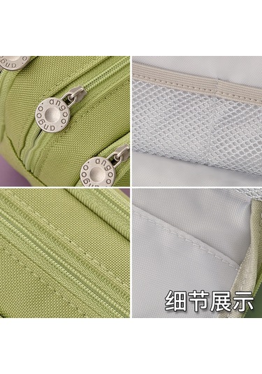 Aubyhe Genç Kızlar İçin Çok Fonksiyonlu Stüdyo Çantası - Büyük Kapasiteli, İki Pencereli, Dayanıklı Materyal, Buz Mavisi 389 MAvi